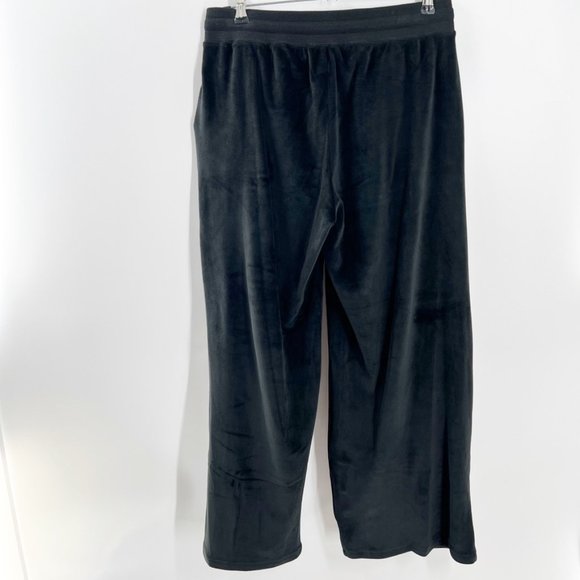Michael Kors Womens Pants Black Velvet Wide Leg - Picture 2 of 8